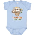 thumbnail image 3 of Inktastic Sloth I Love My Nai Nai Boys or Girls Baby Bodysuit, 3 of 5