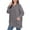 Grey, variant on Plus Size Knit Button Cardigan for Elderly Women and Middle Aged Moms, Cozy Open Front Sweater with Soft Comfort Fit, Warm Casual Outerwear for Daily Wear in Fall, Winter and Spring Seasons