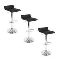 LumiSource Ale Adjustable Barstool - Set of 3
