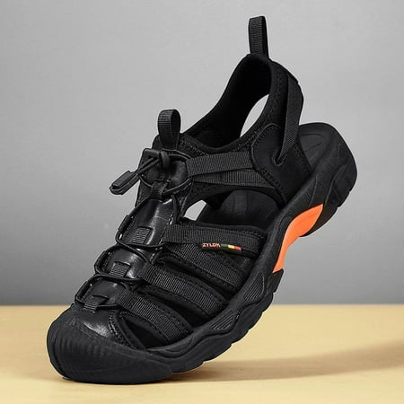

Men‘s Closed Toe Non-slip Lightweight Hiking Sandals Water Sandals