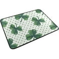 thumbnail image 2 of SKYSONIC St. Patrick's Day Shamrock Door mat Non Slip Floor Door Rug Soft Floor Mat for Kitchen Garden Bedroom Indoor Outdoor Entrance Home Holiday Decoration 23.6" x15.7", 2 of 7
