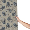 thumbnail image 3 of Shower Curtain, Paisley Print No.J917 Waterproof Fabric Plastic Shower Curtain, Drying Fast Bathroom Curtain with 9 Buttonholes, Ruffle Shower Curtain 60x72in, 3 of 8