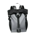 thumbnail image 3 of GARENDE Roll Lid Backpack Versatile Gym Bag Waterproof Portable Stylish Men Rucksack light grey, 3 of 9