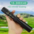 thumbnail image 1 of 10-300X40mm Monocular Telescope , Waterproof Compact Optical High Powered Monocular with Night Vision for Adults, 1 of 8