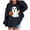 #099-Navy, variant on Boys Girls Cute Hoodies Graphic Hooded Pullover Tops for Teen Girls And Boys Long Sleeve Casual Hoodies Fall Winter Clothes