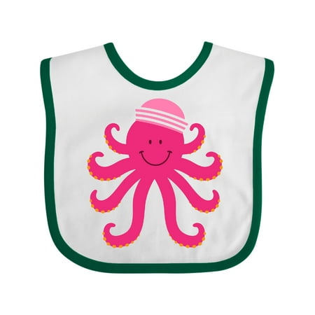 

Inktastic Octopus Ocean Sea Creature Girls Girls Baby Bib