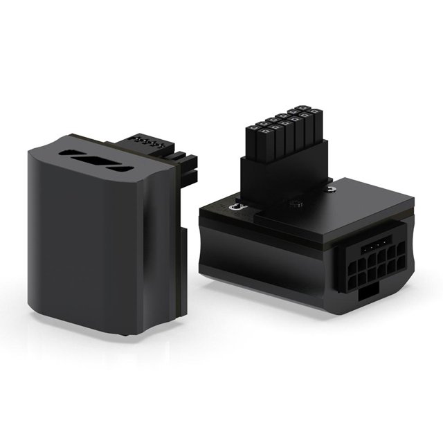 Conector de alimentación ATX3.0 de 90 grados para RTX 4090 4080 4070 Ti 3090 Ti (RVS negro)