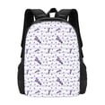 thumbnail image 3 of Balery Lavender Flowers Backpack for Men and Women - Durable 600D Oxford Cloth -Large Capacity, Water-Resistant School, Travel, and Hiking Bag, 3 of 9
