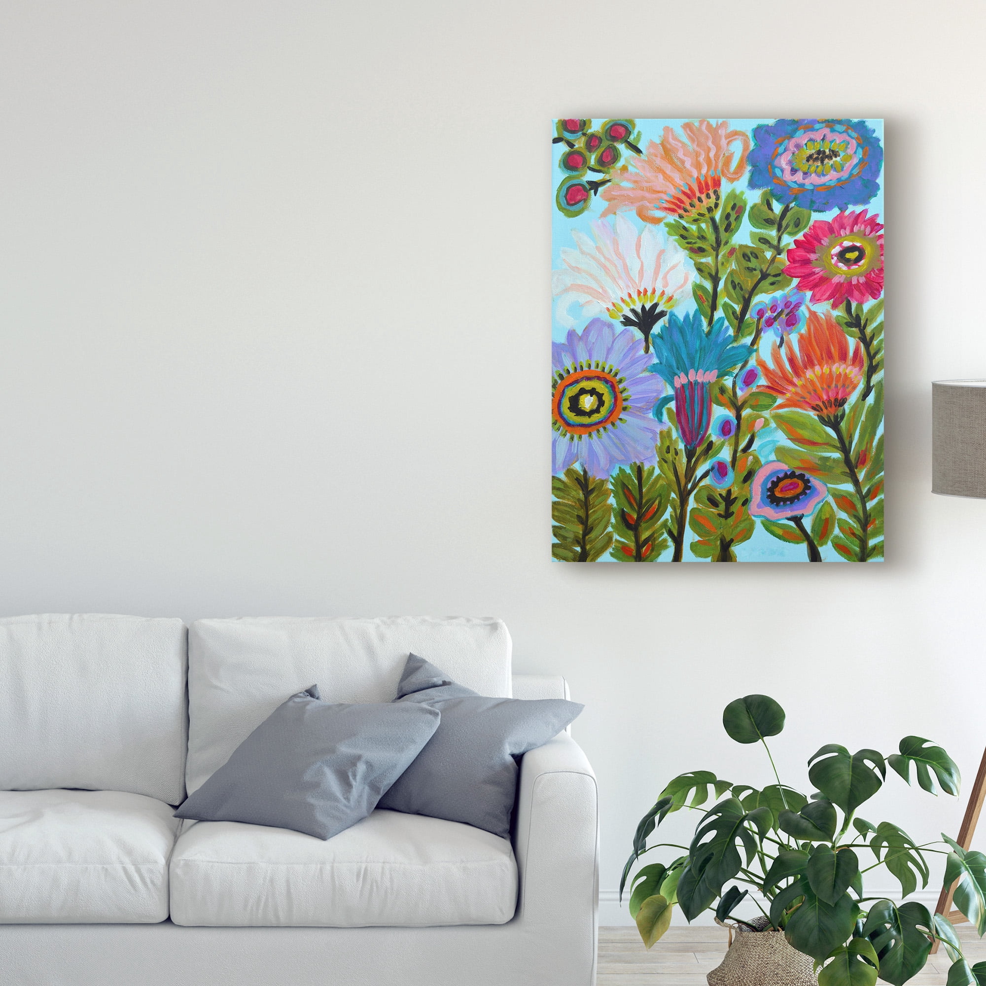 Trademark Fine Art 'Secret Garden Floral IV' Canvas Art by Karen Fields