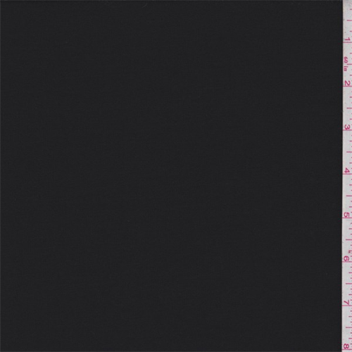 Black Nylon Activewear, Fabric By the Yard