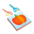 thumbnail image 1 of Libro de corte de papel para niños, libro de corte de papel para manualidades, desarrollo de manualidades, Festival, preescolar, álbum de recortes DIY Frutas vegetales, 1 of 10
