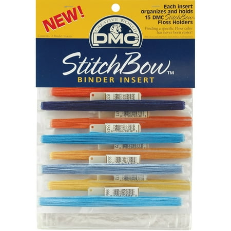 Dmc Stitchbow Binder Insert - DMC StitchBow Binder Inserts-2/Pkg