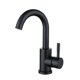 thumbnail image 1 of Mezclador de lavabo elegante para baño o cocina pequeña, grifo monomando con caño giratorio de 360° de acero inoxidable SUS304 sin plomo, material duradero de caño alto para fregadero de barra húmeda, 1 of 5