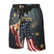 thumbnail image 4 of Balery North American Bald Eagle1 Traje de Baño Estilo Hawaiano para Hombre, Shorts de Secado Rápido con Bolsillos-Small, 4 of 6
