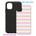 thumbnail image 2 of DistinctInk Custom SKIN / DECAL compatible with OtterBox Symmetry for iPhone 11 Pro MAX (6.5" Screen) - Rainbow Chevron Stripes Pattern, 2 of 5