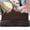 Brown, variant on M Buder Flute Carrying Bag Hand Synthetic Leather Wind Instrument Storage Case with Shoulder Strap Brown 17.7 inches / 45 cm