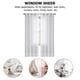 thumbnail image 2 of 2pcs Blanco Cortinas Sheer para la sala de estar cortinas de la ventana Dormitorio largo, 2 of 5
