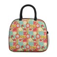thumbnail image 2 of Womens Pioneer Flower Floral Print Pattern Lunch Box for Work,Insulated Lunch Bag for Women,Loncheras Para Mujer,Leakproof Adult Lunch Bag for Work,Beach,Travel,Picnic,Camping, 2 of 6