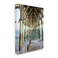 thumbnail image 3 of Stupell Indtries Weathered Beach Pilons Ocean Waves Under Tall Dock,24 x 30,Design by Jairo Rodriguez, 3 of 5