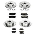 thumbnail image 3 of PowerStop Front and Rear Z23 Evolution Sport Carbon-Fiber Ceramic Brake Pad and Drilled & Slotted Rotor Kit Fits: ACURA Select Models K2781, 3 of 10
