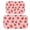 Strawberry and Blossom Pink Pattern, variant on Strawberry and Girl Pink Pattern Bath Mat Set Of 2,Non-Slip Rug for Bathroom,Kitchen,Bedroom,Entrance, 30x17 and 23.5x15.7 Inches