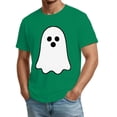 thumbnail image 4 of Mens Halloween Shirt Funny Spooky Ghost Print Halloween T Shirts Plus Size Short Sleeve Halloween Costumes, 4 of 5