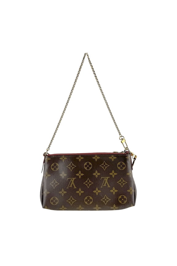 Pre-Owned Louis Vuitton LOUIS VUITTON Shoulder Bag Handbag Monogram Pallas Clutch Canvas Cerise...