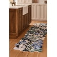 thumbnail image 2 of Blue Edge Rug Cassia Wool/Viscose Blend Tufted Floral-Shaped Rug(Blue Green, 8x10 Feet), 2 of 4