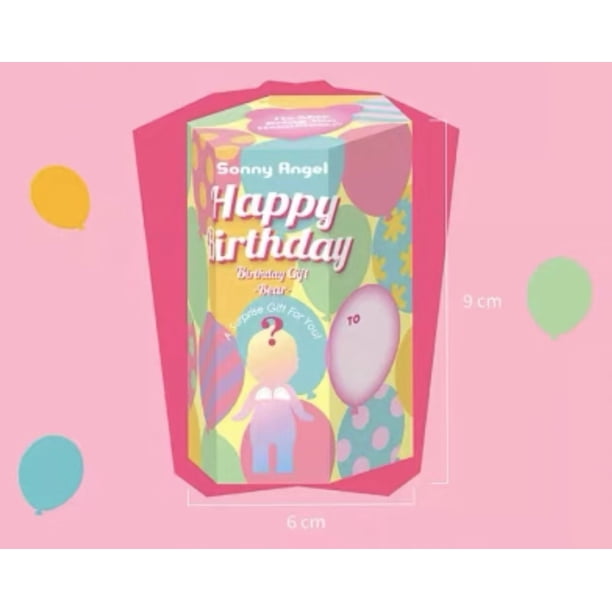Serie de regalos de cumpleaños de Sonny Angel, caja ciega, muñeca de moda hecha a mano, decoración de escritorio hecha a mano, juguete de regalo de cumpleaños