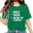 thumbnail image 2 of Herrnalise Valentines Day Shirts For Women Crewneck Valentine's Day Letter Print Slim Fitted Short Sleeve T-Shirt Stretchy Bodycon Basic Tee Tops Valentines Day Gifts For Her, 2 of 6
