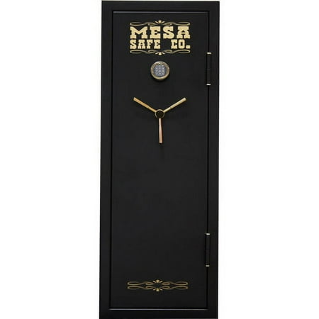 Mesa Safe 14-Gun MBF5922E Fire Resistant Safe with Lock Black