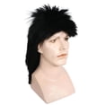 thumbnail image 3 of Lacey Wigs LW110BK Mullet Long Wig - Black, 3 of 3