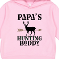 thumbnail image 3 of Inktastic Papa Hunting Buddy Bow Hunter Toddler Hoodie, 3 of 4