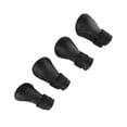 thumbnail image 4 of Xirurus 4pcs Silicone Pet Dog Cute Waterproof Boots Antislip Protective Rain Shoes for Small Dogs Easy to Wear with Hook and Loop Medium Black Size M (1.57 inches / 4 cm), 4 of 9
