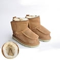 thumbnail image 3 of Kids Winter Snow Boots Fur Lined Non-Slip Warm Hook And Loop Baby Toddler Shoes, 3 of 4