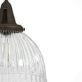 thumbnail image 4 of Hunter - Cypress Grove 1-light Onyx Bengal, Medium Size Pendant Light, Dimmable, Transitional Style, Dome Shaped, for Bedrooms, Dining, Living Rooms - 19250, 4 of 8
