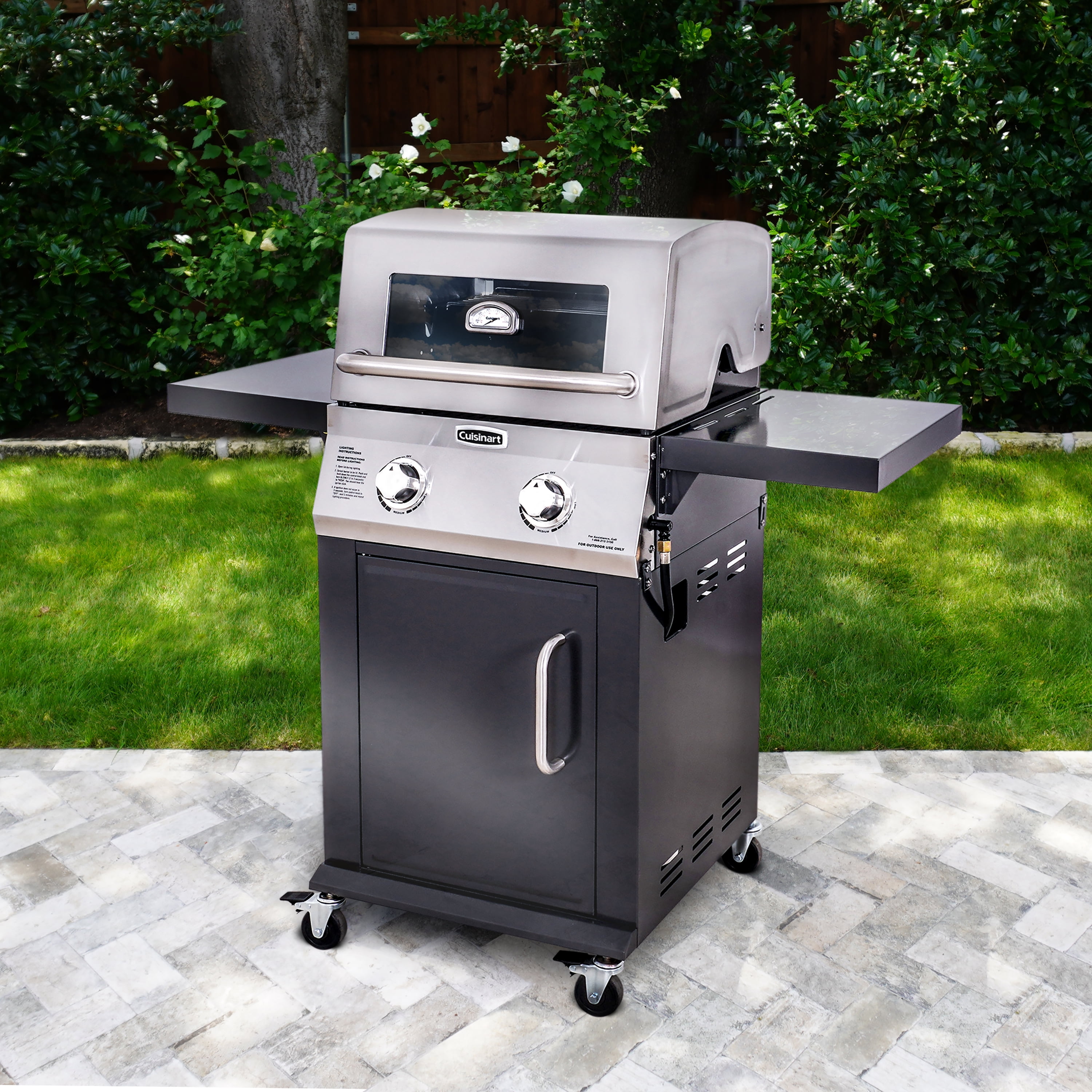 cuisinart 2 burner gas grill walmart