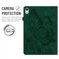 thumbnail image 5 of Dteck Case for iPad 10th Generation 2022 10.9 inch, Embossed Butterfly PU Leather Flip Folio Case with Card Slots Pen Holder for New iPad (2022), Green, 5 of 8