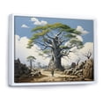 thumbnail image 2 of Designart "The Guardians Baobab Tree I" Floral Floater Framed Wall Decor, 2 of 7