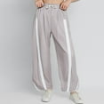 thumbnail image 1 of WILLBEST Pantalones Deportivos Holgados y Anchos para Mujer, con Cintura Alta Elástica y Cordón Ajustable, Ideales para Entrenamiento y Ocio. Extra Grande, 1 of 6