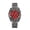 Red, variant on Men's Dark No-Mark Punk Watch: Calendar Function Luminous Hands Removable Band Y2K Style Watch