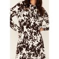 thumbnail image 3 of Wrangler Women's Americana Cow Print Western Snap Shirt Dress 112356666, 3 of 4