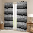 thumbnail image 2 of Homewish Bohemian Aztec Curtains Pack of 2 (42x84 Each) for Female Men Women,Hippie Tribal Theme Curtains Blackout,Exotic Style Bedroom Curtains,Microfiber Bedroom Decor, 2 of 6