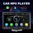 thumbnail image 2 of Radio de coche de 7 pulgadas con pantalla táctil inalámbrica Carplay Android Auto FM Radio Mirrorlink Hugtrwg Para estrenar, 2 of 9