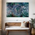 thumbnail image 3 of Elephant Stock Sacred Mandala Symbol Wall Art - Horizontal Canvas Wall Art - Living Room Wall Decor - Decor Elements Canvas - Teal And Purple Decor - 51" x 34", 3 of 8