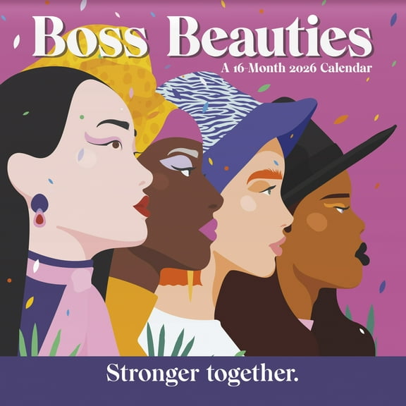 Trends International 2026 Boss Beauties Wall Calendar
