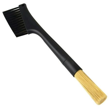 

Double Head Coffee Brush Espresso Coffee Grinder Machine Clean Brush Matcha Keyboard Dusting Tool Coffee Brush