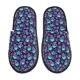thumbnail image 1 of Fotbe Skull daisy Gradient Pantuflas Peludas para Mujer con Estampado, Zapatillas de Peluche, Zapatos de Invierno para Casa, Uso Interior y Exterior-Medium, 1 of 8