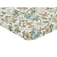 thumbnail image 5 of Sweet Jojo Designs Vintage Floral Fitted Bed Sheet, Crib – Elastic, Machine Washable, 5 of 6