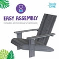 thumbnail image 5 of Jack & June Cedar Adirondack Chair – Rustic, Comfortable, and Durable Outdoor Furniture for Patios, Decks, and Gardens – Perfect for Relaxing and Entertaining!, 5 of 6